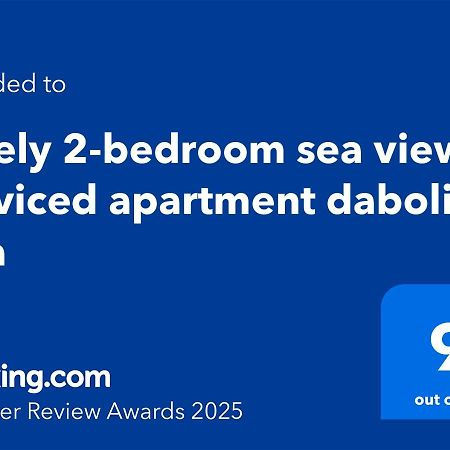 Lovely 2-Bedroom Sea View Serviced Apartment Dabolim Goa Экстерьер фото